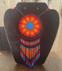 Orange Flower Medicine Pouch