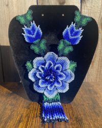 Blue Flower Necklace