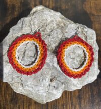 Beaded Hoop Earrings