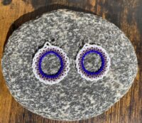Beaded Hoop Earrings